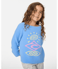 Rip Curl Ride The Wave Knitwear -Girl in CORNFLOWER BLUE