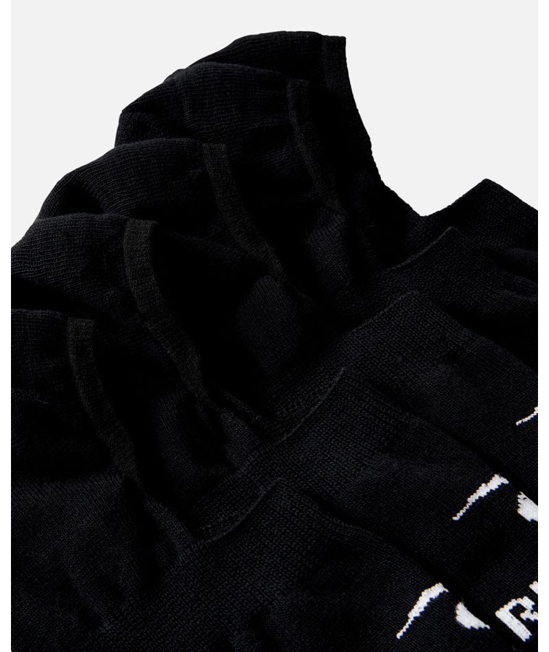 Rip Curl Invisi Sock 5-Pk in BLACK