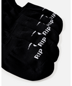 Rip Curl Invisi Sock 5-Pk in BLACK