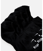Rip Curl Invisi Sock 5-Pk in BLACK