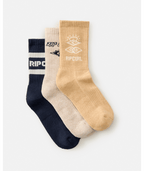 Rip Curl Icons Of Surf Sock 3-Pk in ALMOND