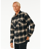 Rip Curl Count Flannel Shirt in TAUPE