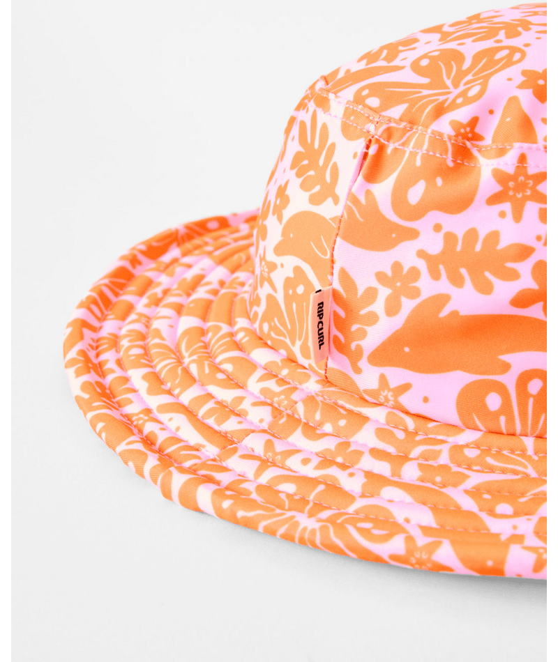 Rip Curl Mixed Swim Upf Bucket Hat-Girl in PINK