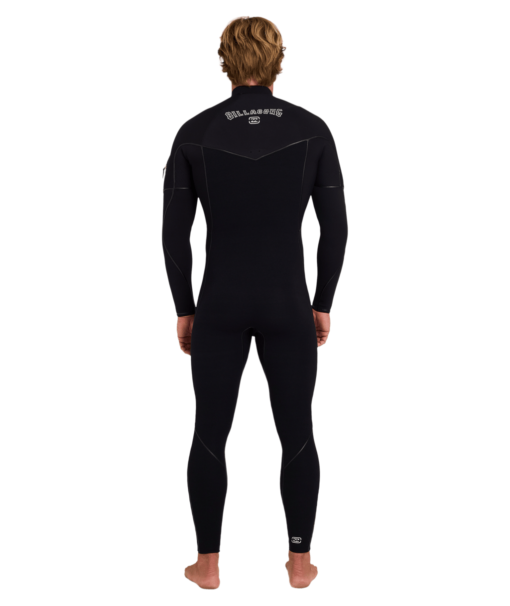 Billabong Mens 3/2 mm Furnace Ultra Gullwing Steamer Wetsuit in Black