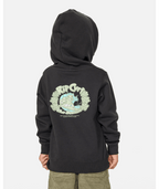 Rip Curl Ride The Wave Art Hood - Boy in WASHED BLACK
