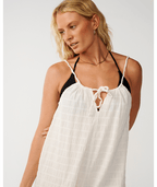 Rip Curl Island Cover Up Romper in Bone