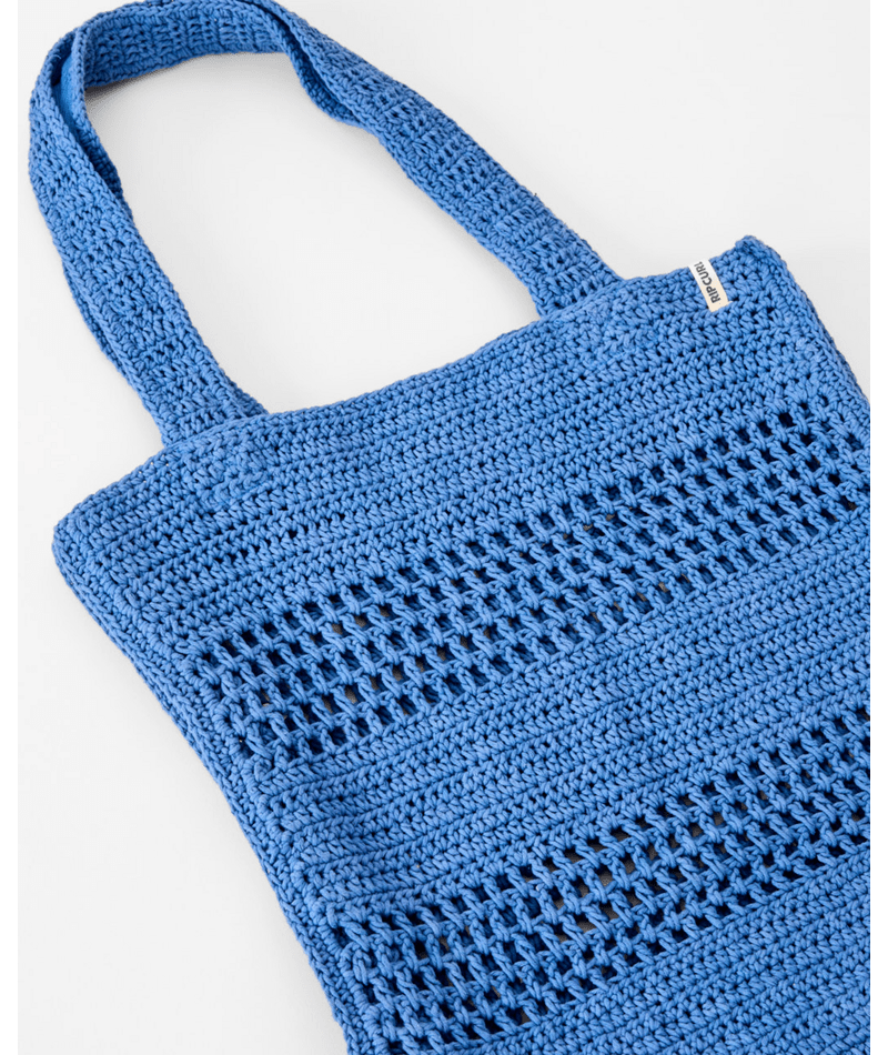 Rip Curl Holiday Crochet 8l Tote in BLUE
