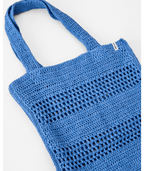 Rip Curl Holiday Crochet 8l Tote in BLUE