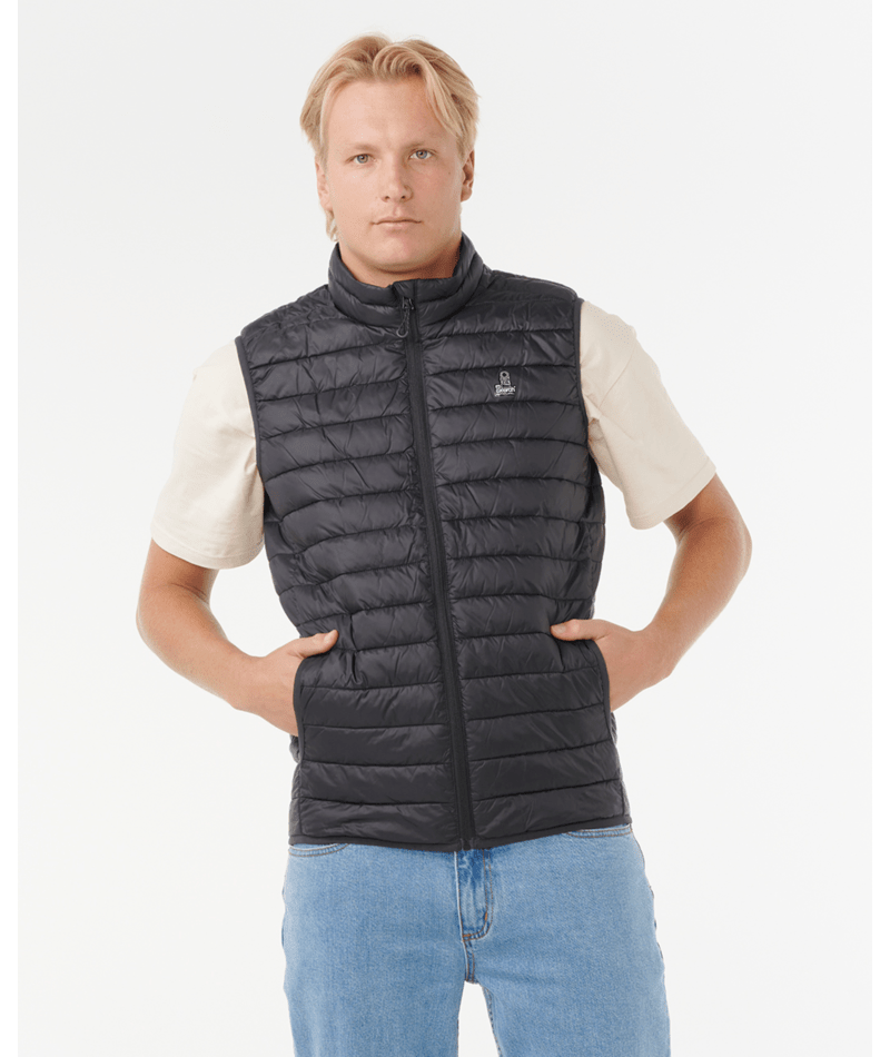 Rip Curl Anti Series Search Puffer  Vst in BLACK