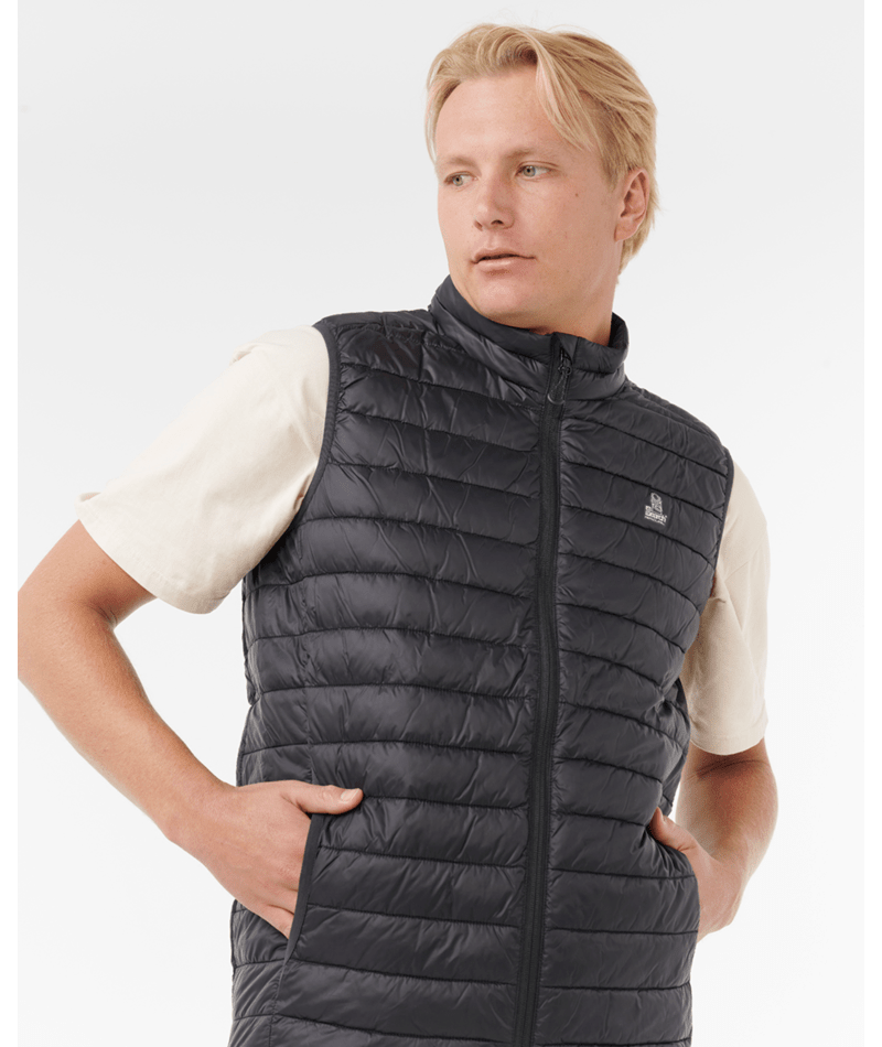 Rip Curl Anti Series Search Puffer  Vst in BLACK