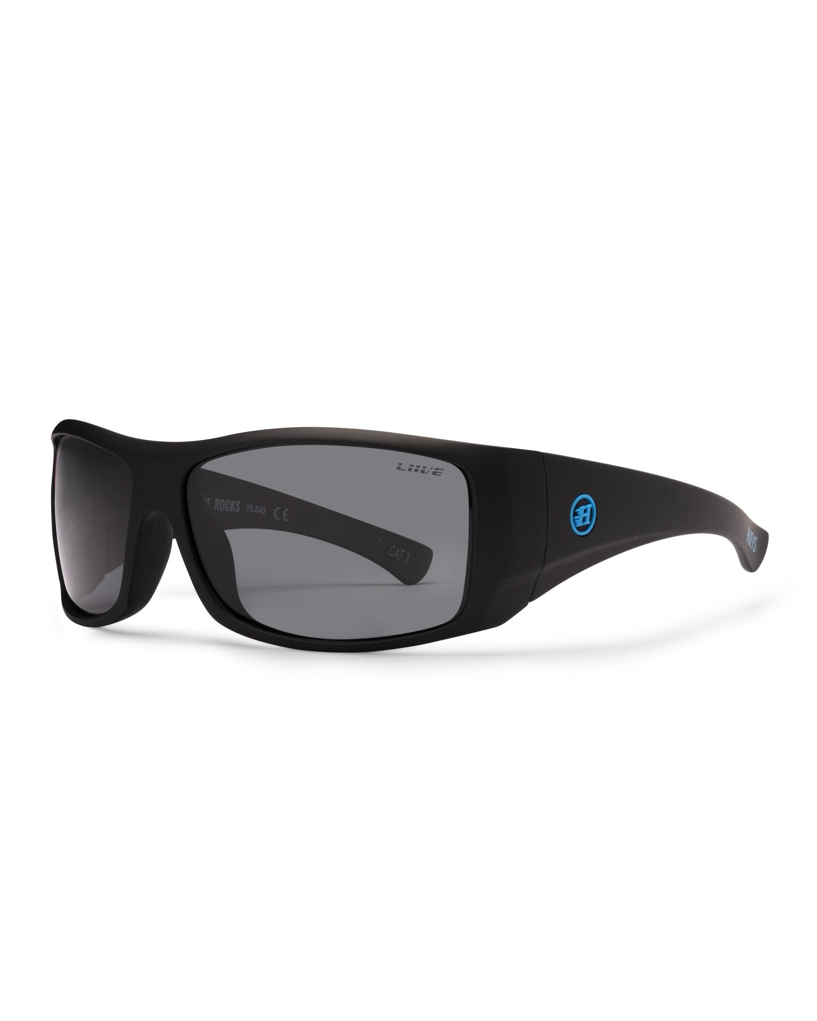 Liive Vision The Rocks - Polarised Float Matt Black in Single