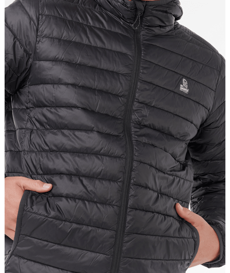 Rip Curl Anti Series Search Puffer Hood in BLACK
