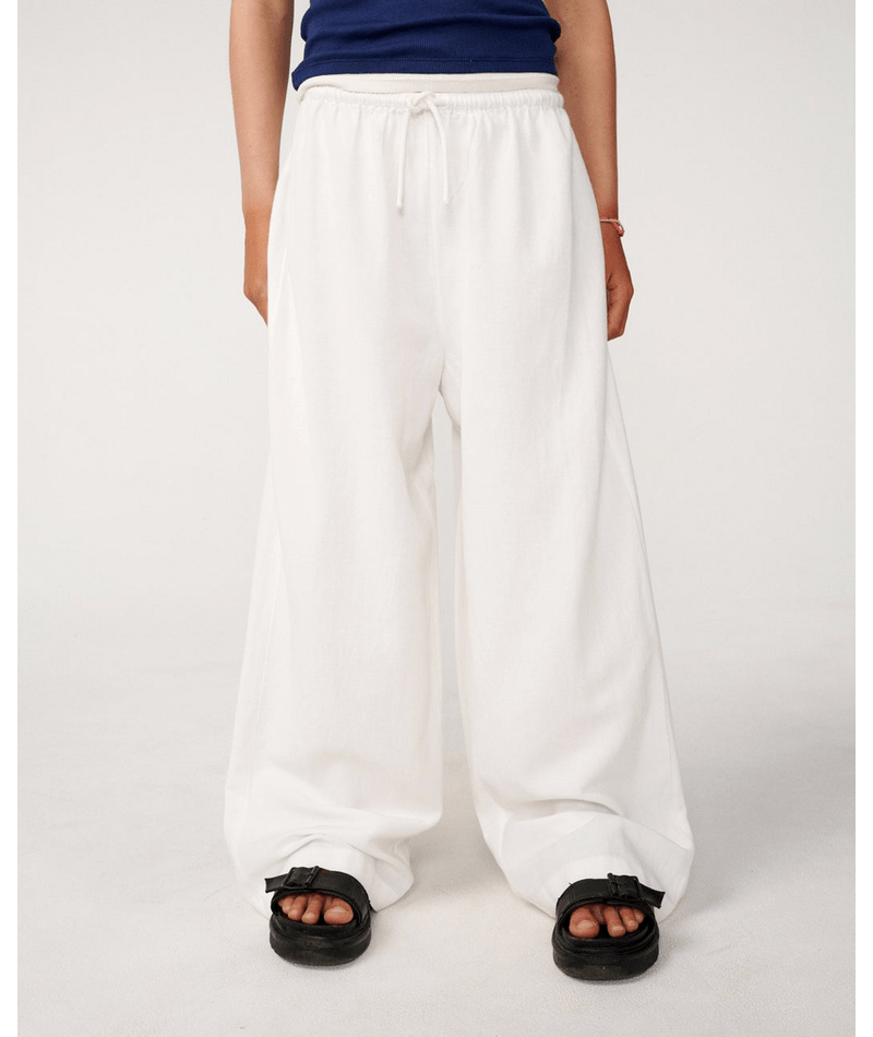Rip Curl Beach Pant-Girl in White