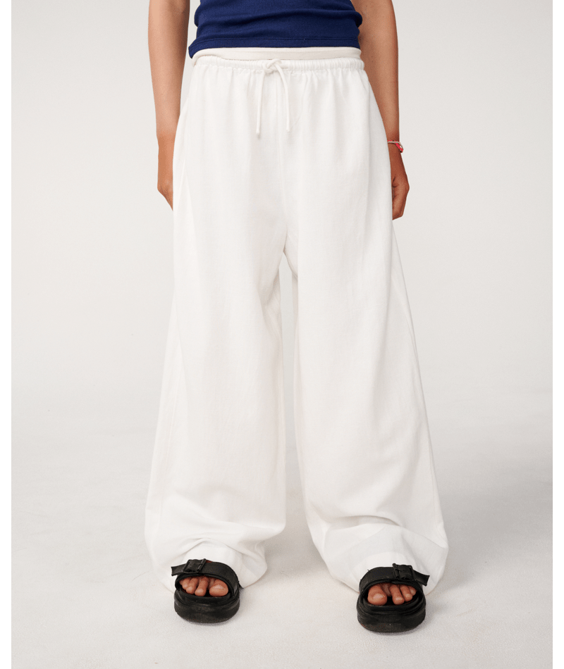 Rip Curl Beach Pant-Girl in White