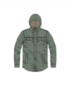 Rip Curl Classic Surf Gibbos Jacket in DARK OLIVE