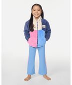 Rip Curl Surf Block Polar Fleece-Girl in NAVY