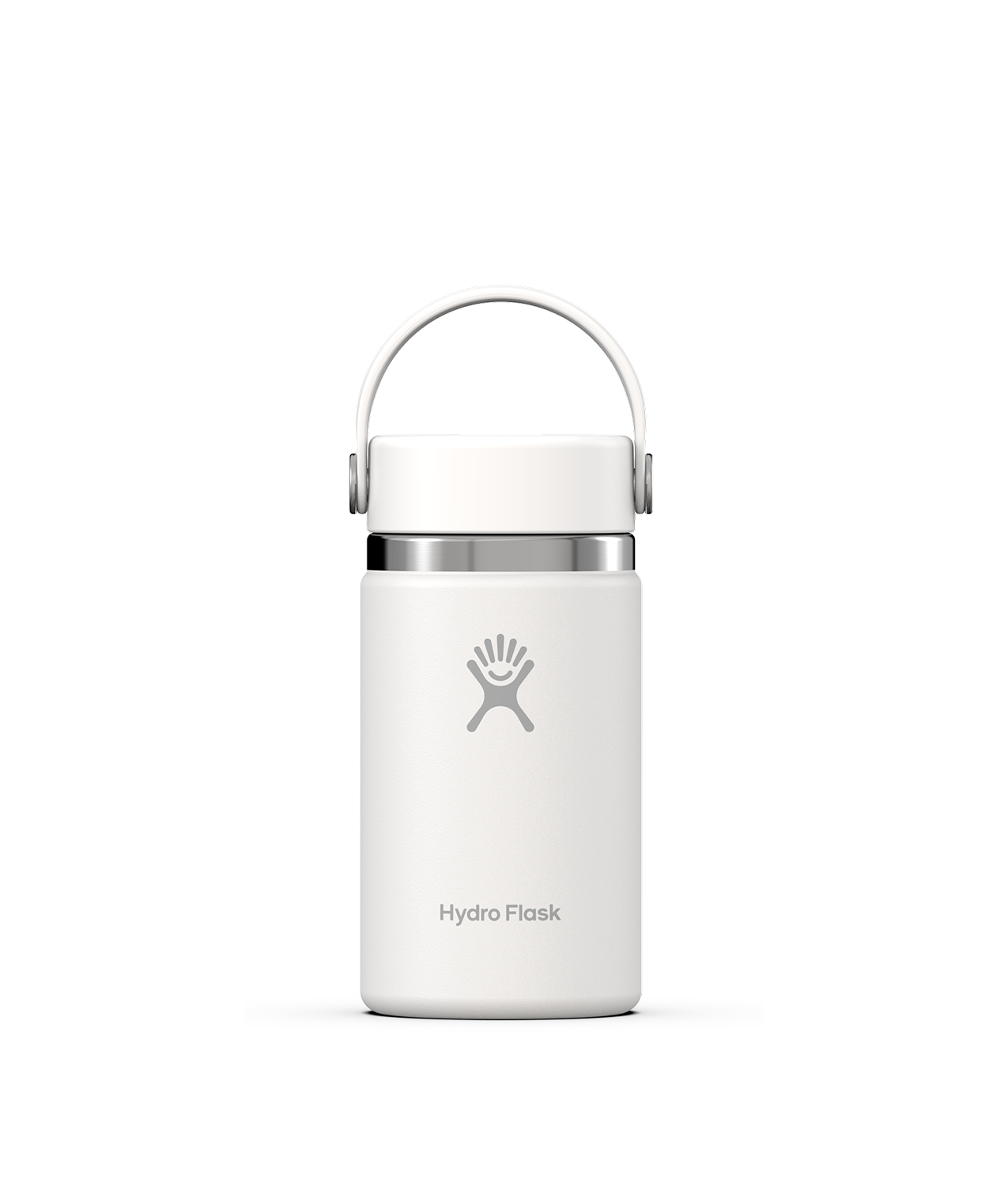 Hydro Flask 12 Oz Wide Flex Cap in White