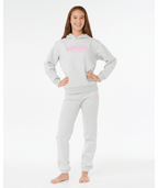 Rip Curl Staple Varsity Hood -Girl in LIGHT GREY MARLE