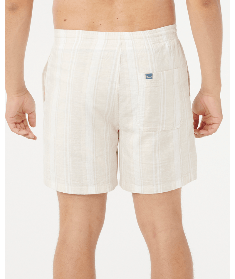 Rip Curl Mod Cali Stripe Volley in BONE