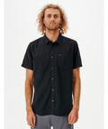 Rip Curl Classic Surf Washed S/S Shirt in BLACK