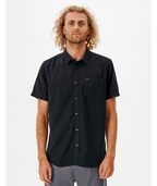 Rip Curl Classic Surf Washed S/S Shirt in BLACK