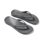 Archies Footwear Arch Support Thongs - Classic - Charcoal in Single
