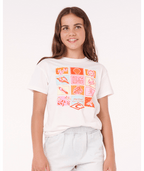 Rip Curl Paradise Club Summer Tee-Girl in BONE