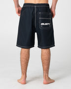 Rusty Flip Daddy 22" Elastic Waist Boardshort in BLACK 4