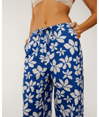 Rip Curl Paraiso Wide Leg Beach Pant in Blue