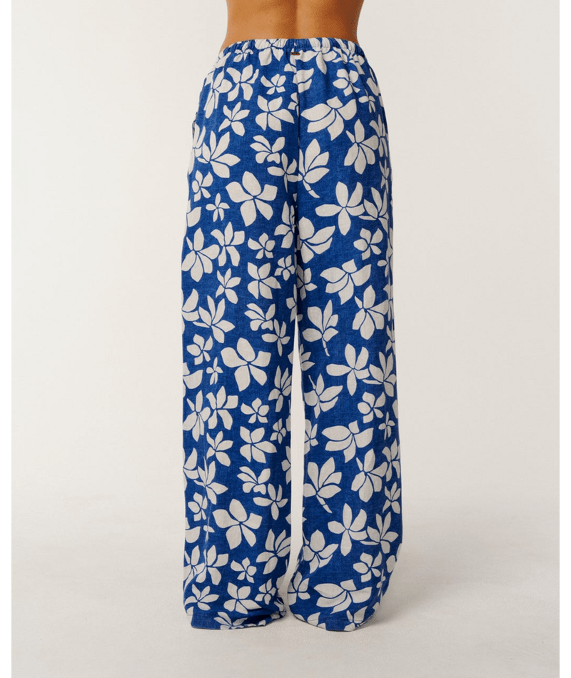 Rip Curl Paraiso Wide Leg Beach Pant in Blue