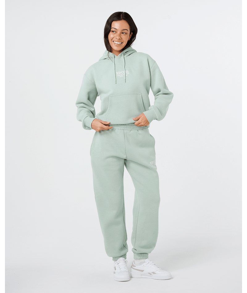 Rip Curl Surf Staple Relaxed Hood in AQUA GRAY