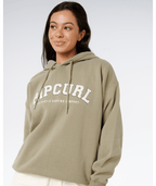 Rip Curl Varsity Hoodie in OLIVE