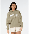 Rip Curl Varsity Hoodie in OLIVE