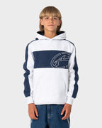 Rusty KILL SWITCH HOODED FLEECE BOYS in ECRU MARLE