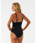 Rip Curl Premium Surf D-Dd One Piece in BLACK