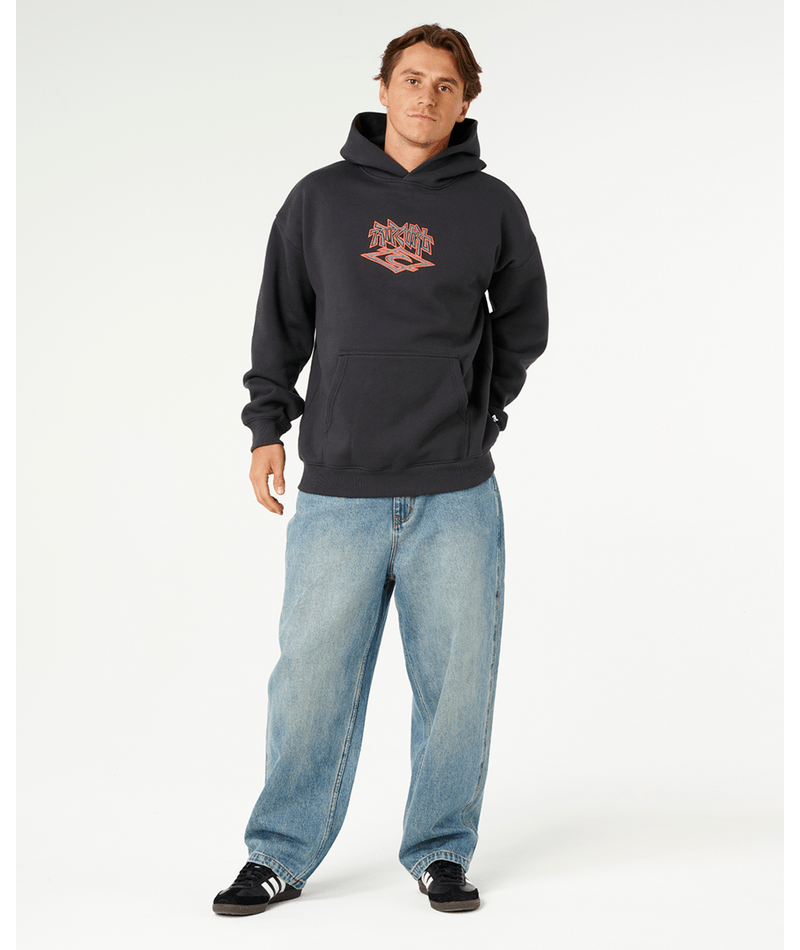 Rip Curl Liquid Trips Lwa Hood in WASHED BLACK