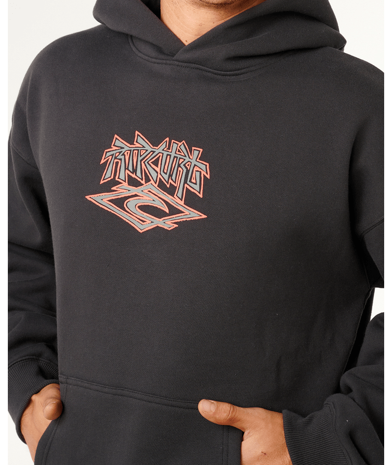 Rip Curl Liquid Trips Lwa Hood in WASHED BLACK