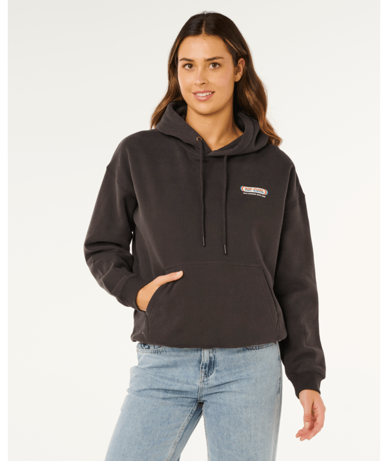 Rip Curl Surf Revival Heritage Hood in WASHED BLACK