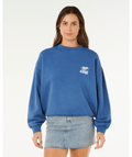 Rip Curl Sports Dept Drop Shoulder Crew in VINTAGE NAVY