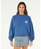 Rip Curl Sports Dept Drop Shoulder Crew in VINTAGE NAVY