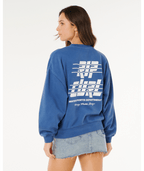 Rip Curl Sports Dept Drop Shoulder Crew in VINTAGE NAVY