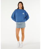 Rip Curl Sports Dept Drop Shoulder Crew in VINTAGE NAVY