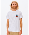 Rip Curl Search Icon Tee in WHITE