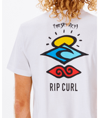 Rip Curl Search Icon Tee in WHITE