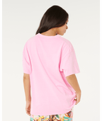 Rip Curl Dreaming Heritage Tee in PASTEL PINK
