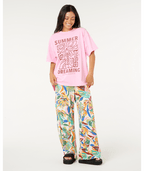 Rip Curl Dreaming Heritage Tee in PASTEL PINK