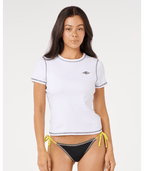 Rip Curl Sg Overlock Tee in OPTICAL WHITE
