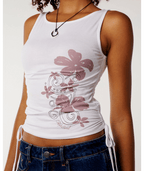 Rip Curl Echo Wave Y2k Tank in White