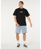 Rip Curl Rip Script Tee in BLACK