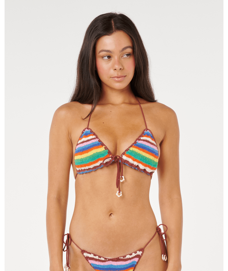 Rip Curl Sunset Surf Crochet Tri in MULTI